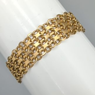 19.5cm X-Länk i Guld 18K 22.46g