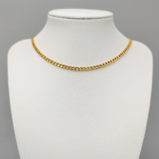 50.5cm Pansarlänk i Guld 18K 7.71g