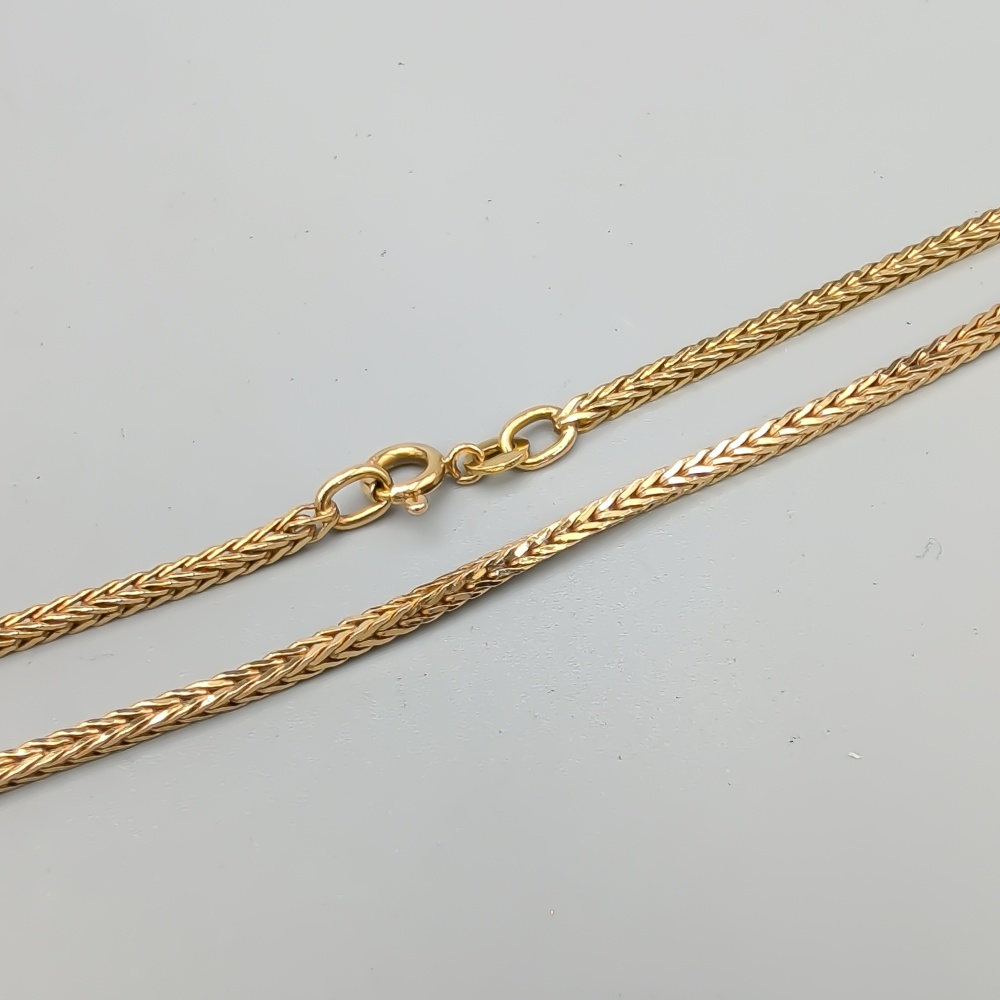 43cm Rävsvans i Guld 18K 10.74g