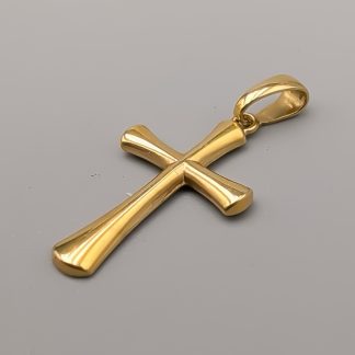 Hänge i Guld Kors 18K 0.55g 21mm