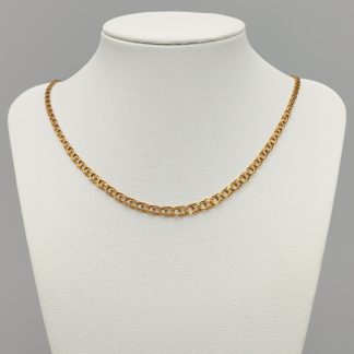 42cm Doserad Bismarcklänk i Guld 18K 8.52g