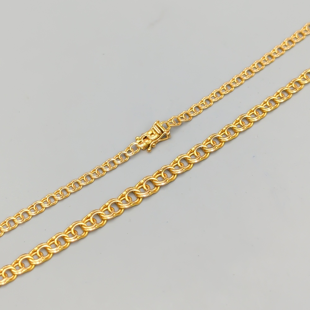 42.5cm Bismarcklänk i Guld 18K 13.36g - Bild 2