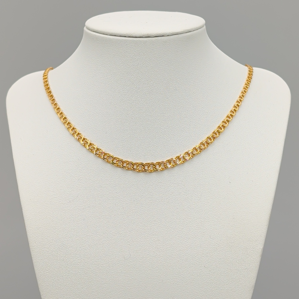 42.5cm Bismarcklänk i Guld 18K 13.36g