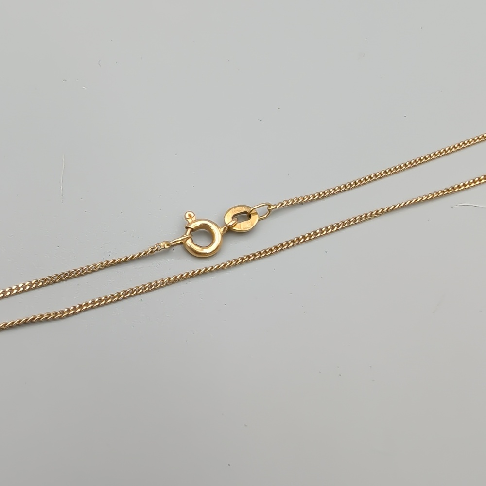 39cm Pansarlänk i Guld 18K 1.99g