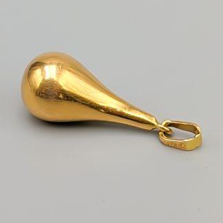 Hänge i Guld Droppe 18K 4.96g 18mm