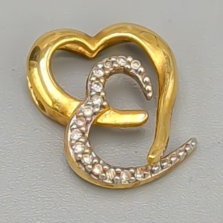 Diamanthänge i Flerfärgat Guld 18K 1.17g 12mm