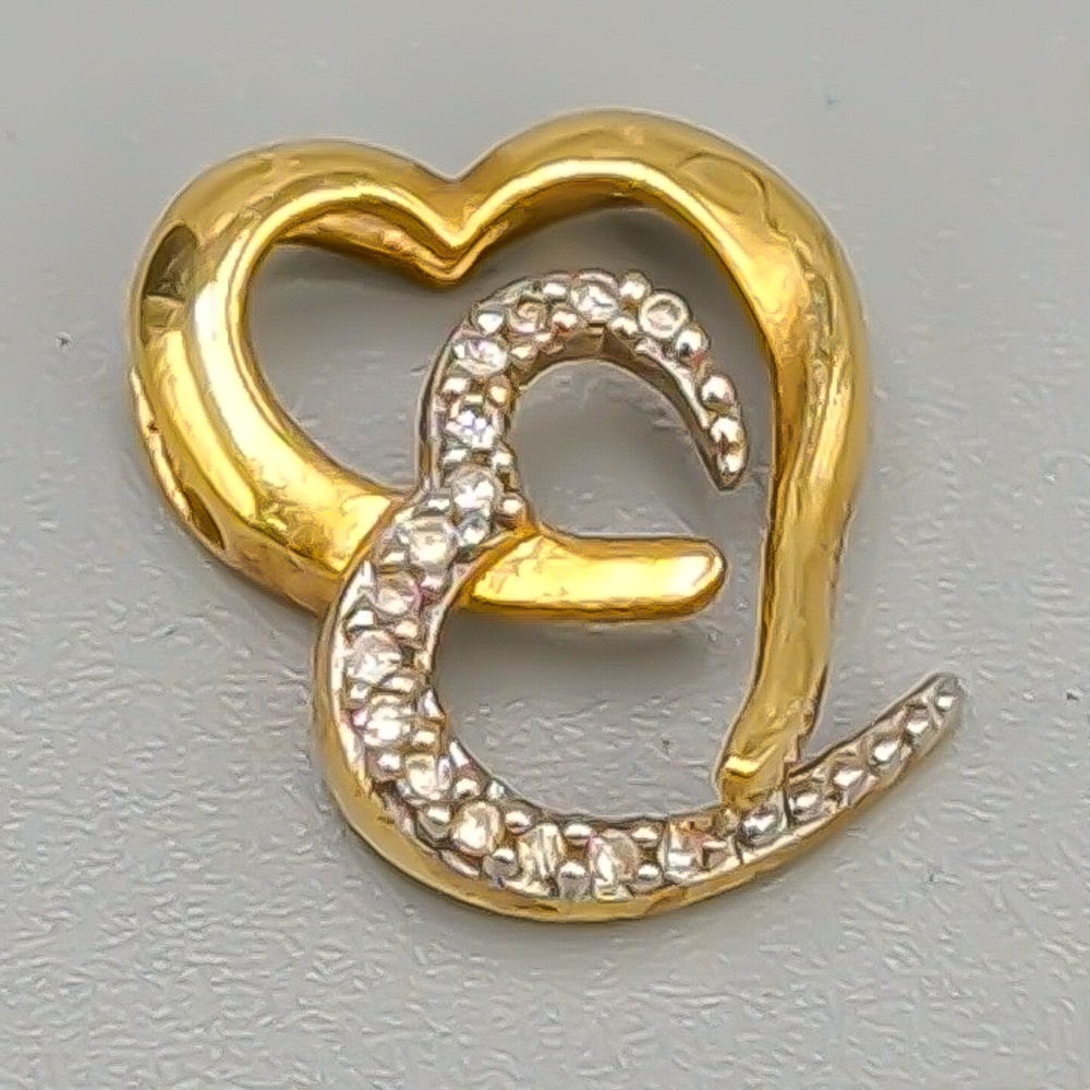 Diamanthänge i Flerfärgat Guld 18K 1.17g 12mm