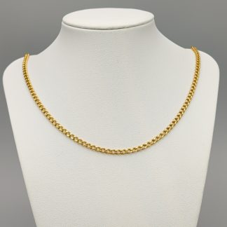 58.5cm Pansarlänk i Guld 18K 28.34g