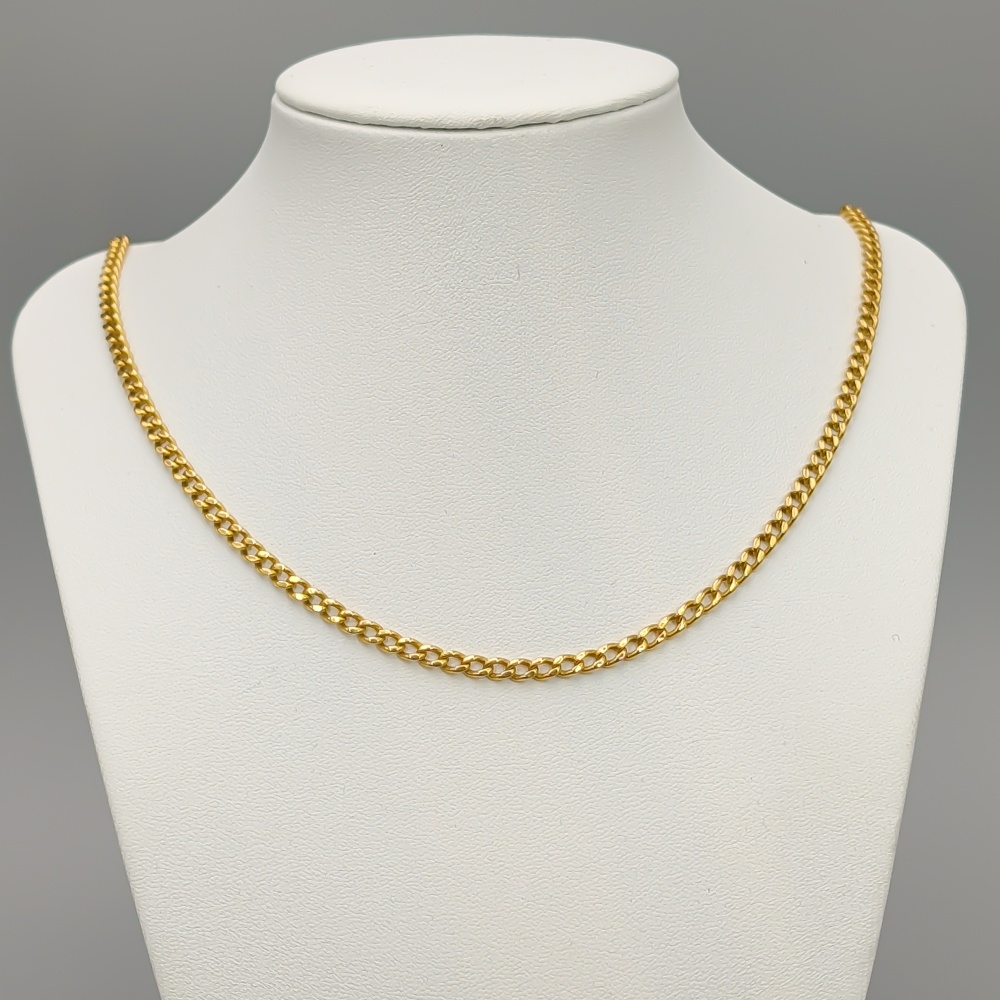 58.5cm Pansarlänk i Guld 18K 28.34g