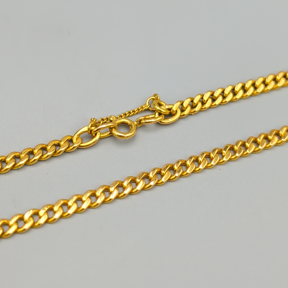 43.5cm Pansarlänk i Guld 18K 23.15g - Bild 2
