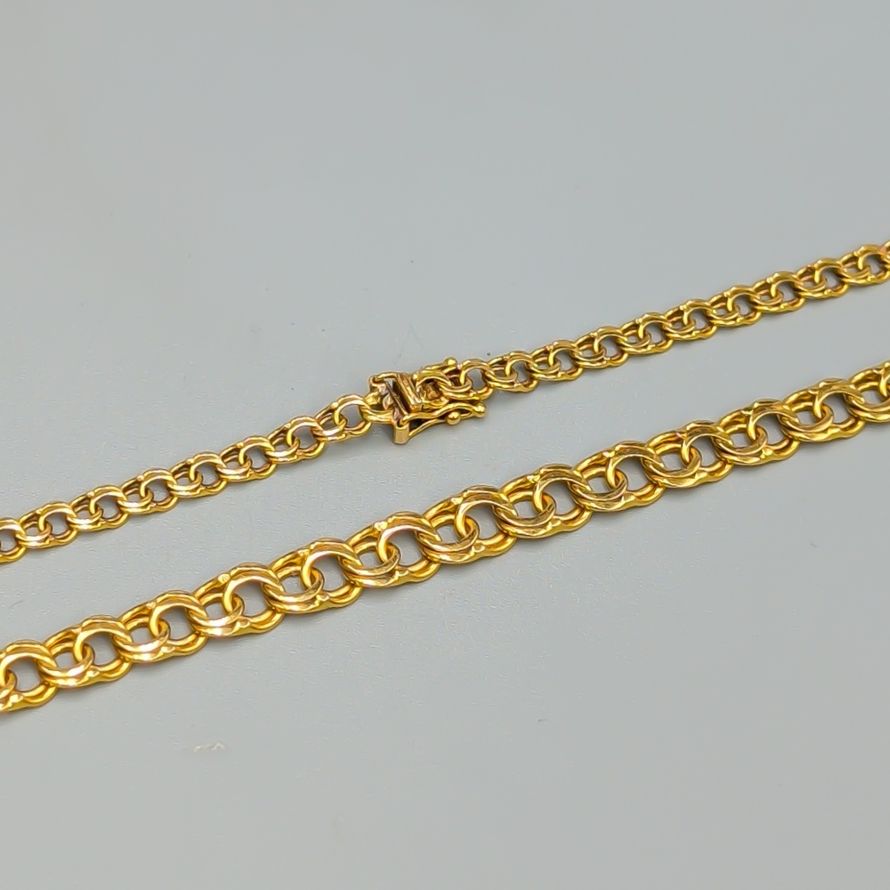 46.5mm Doserad Bismarcklänk i Guld 18K 15.68g - Bild 2