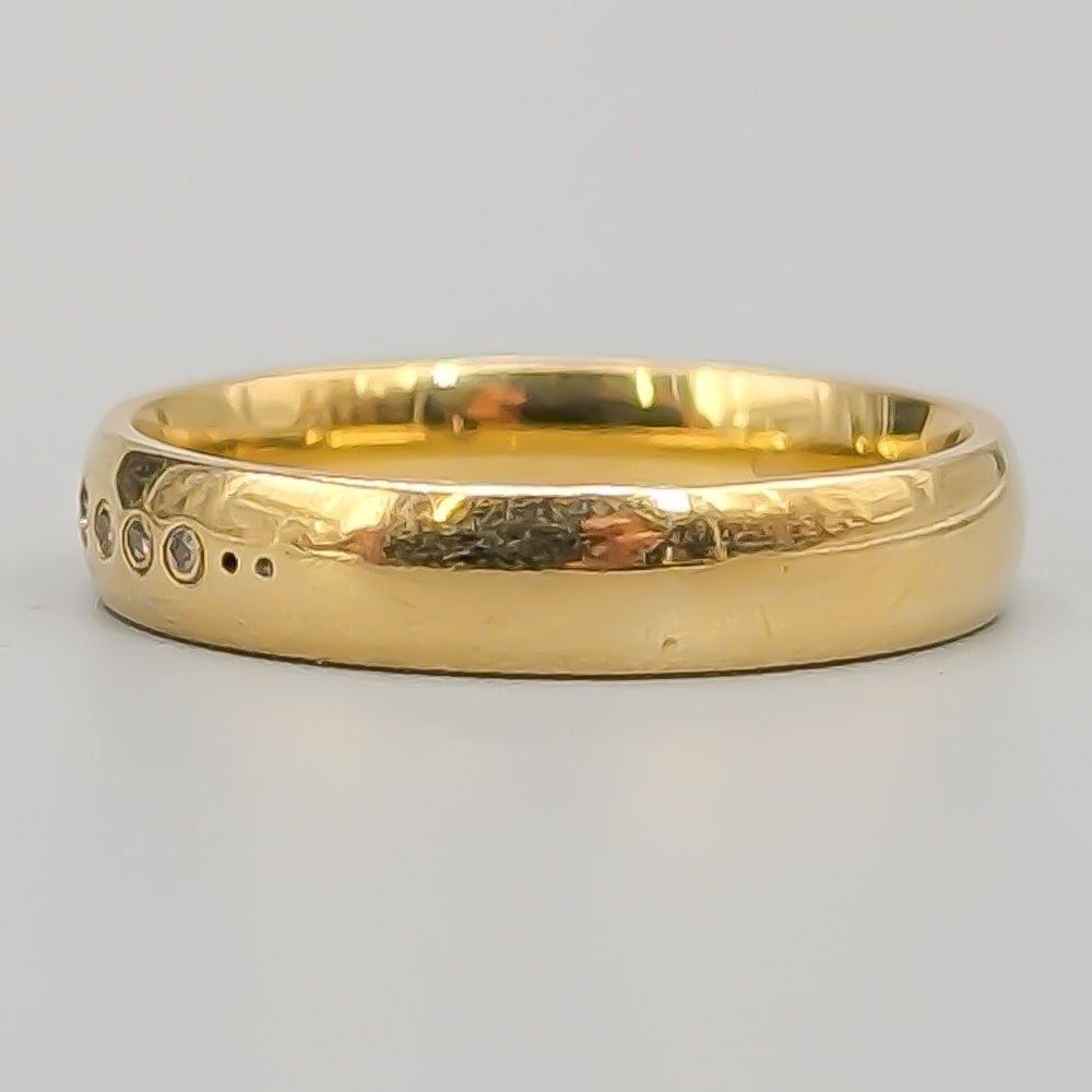 Diamantring i Guld 14K 4.32g 17.75mm - Bild 2