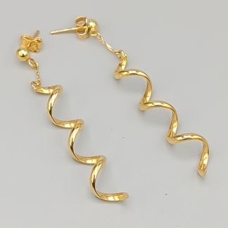 Örhängen i Guld 18K 2.5g 57mm
