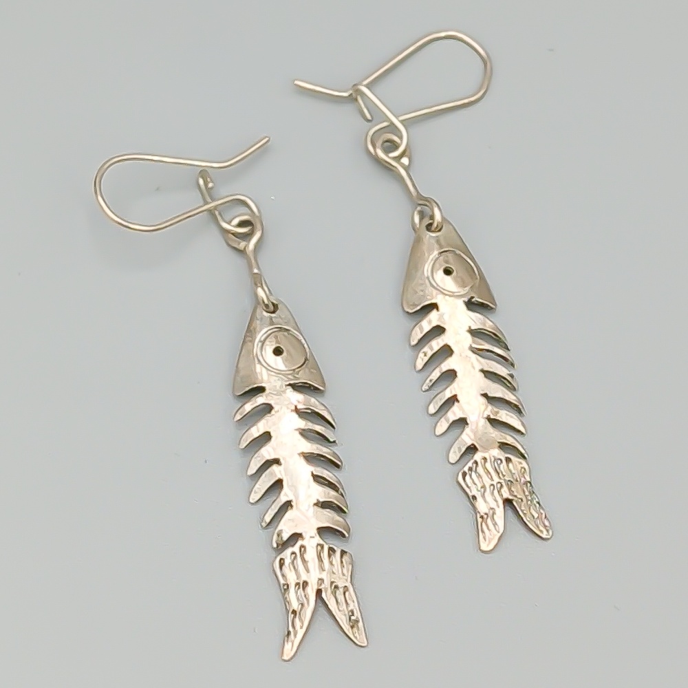 Örhängen i Silver Fiskar S925 2.68g 60mm