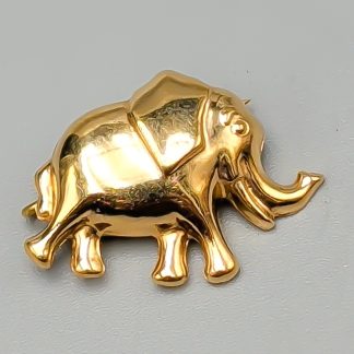 Brosch i Guld Elefant 18K 1.13g 16mm