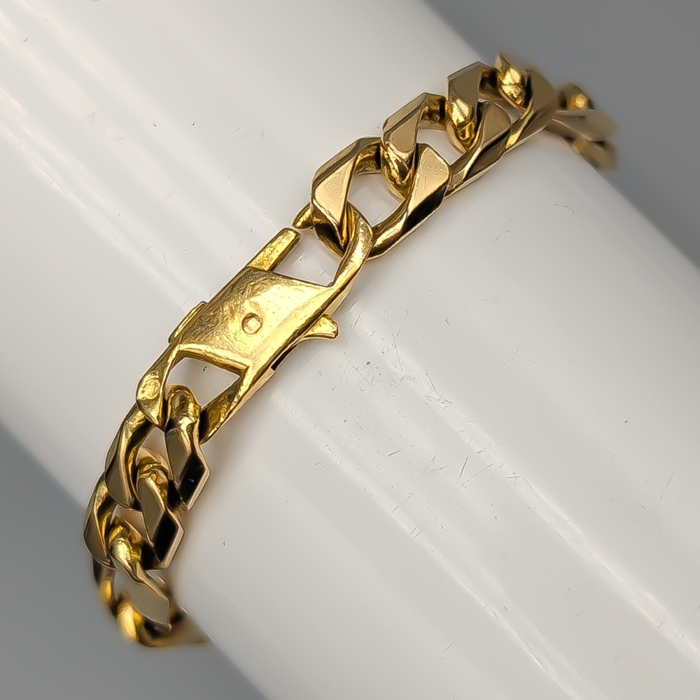 19.5cm Figarolänk i Guld 18K 21.05g - Bild 2