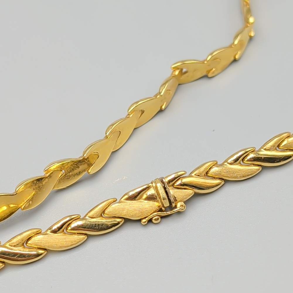 42cm Halsband i Guld 18K 28.78g - Bild 2