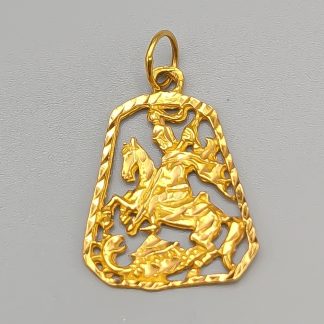 Hänge i Guld Häst 18K 1.71g 25mm