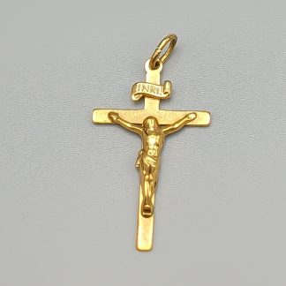 Hänge i Guld Krusifix 14K 0.7g 26mm