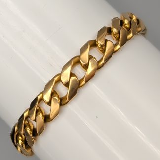 19cm Balestra Pansarlänk i Guld 18K 23.96g