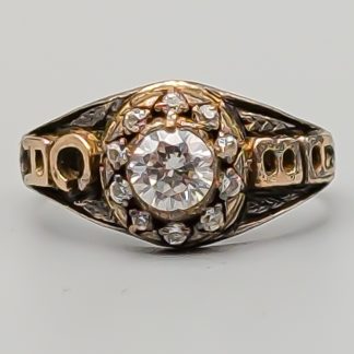 Ring i Silver med Vita Stenar S830 4.08g 18mm