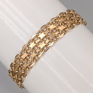 19cm X-Länk i Guld 18K 17.1g