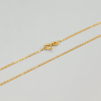 41cm Knivslipad Ankarlänk i Guld 18K 1.8g