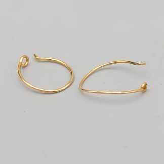 Creoler i Guld 18K 0.15g 10mm