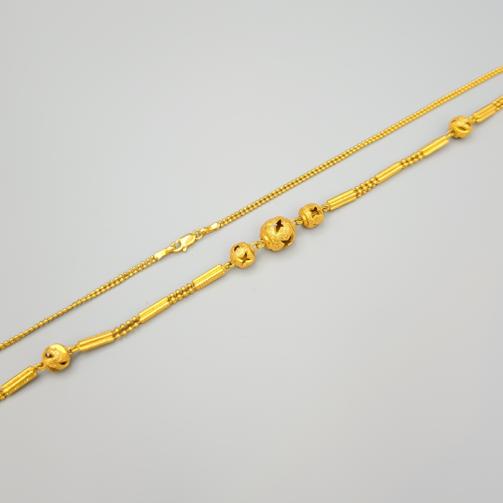 48.5cm Halsband i Guld 21K 12.53g - Bild 2