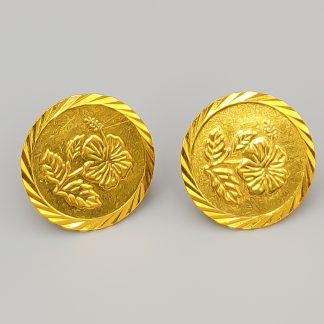Örhängen i Guld 21K 3.55g 15mm
