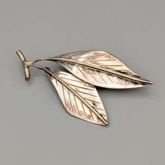 Brosch i Silver Löv S830 6.66g 60mm