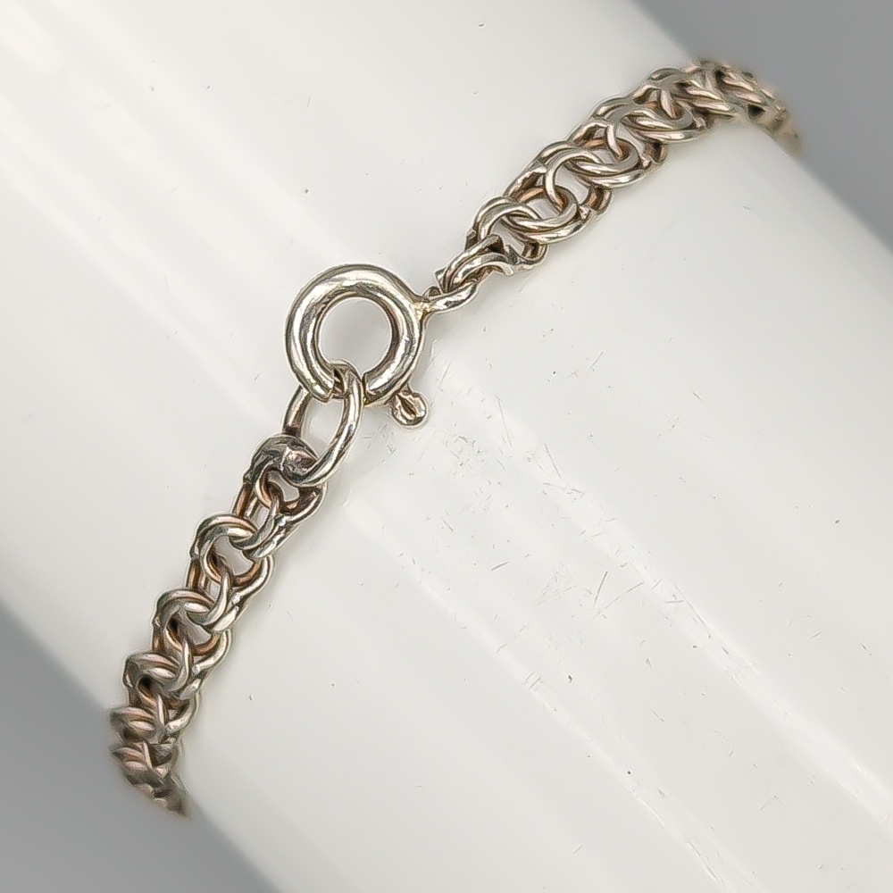 18cm Bismarcklänk i Silver S830 2.77g - Bild 2
