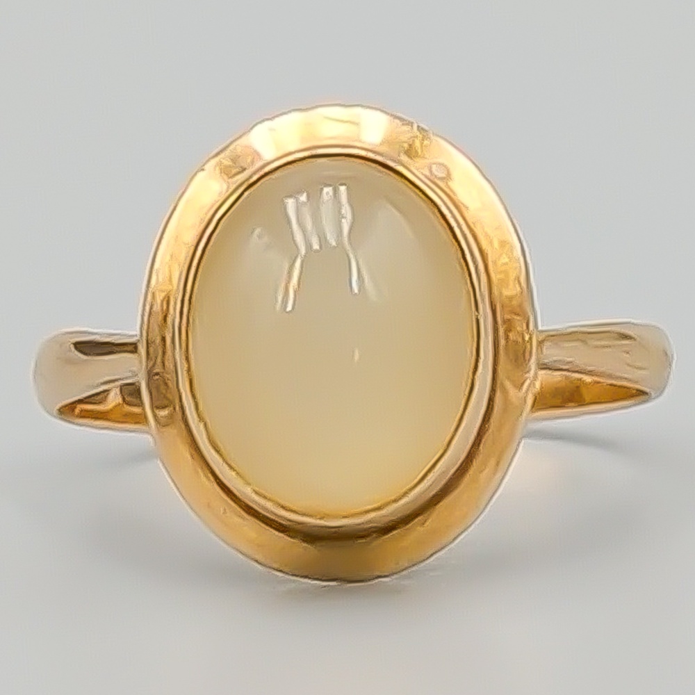 Ring i Guld med Sten 14K 1.77g 16.25mm