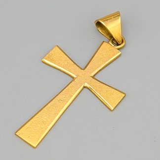 Hänge i Guld Kors 18K 4.3g 39mm