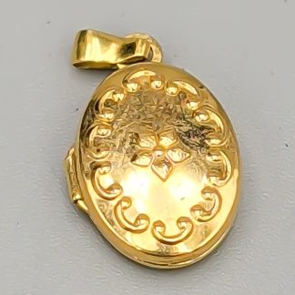 Hänge i Guld Medaljong 18K 0.98g 16mm
