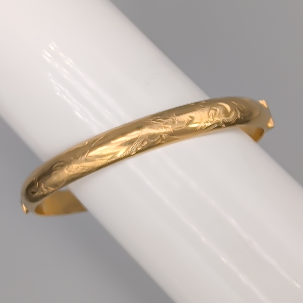19.5cm Stelt armband i Guld 18K 12.3g