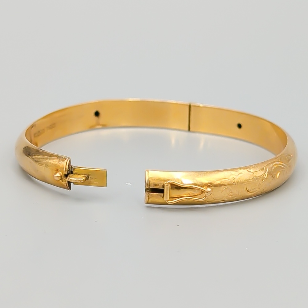19.5cm Stelt armband i Guld 18K 12.3g - Bild 2