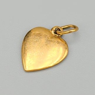 Hänge i Guld Bitsäkert Hjärta 18K 1.78g 13mm