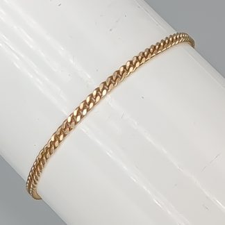 14.5cm Barnarmband Pansarlänk i Guld 18K 2.65g