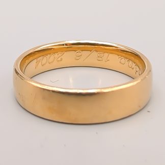 Schalins Slät ring i Guld 18K 6.21g 18.75mm