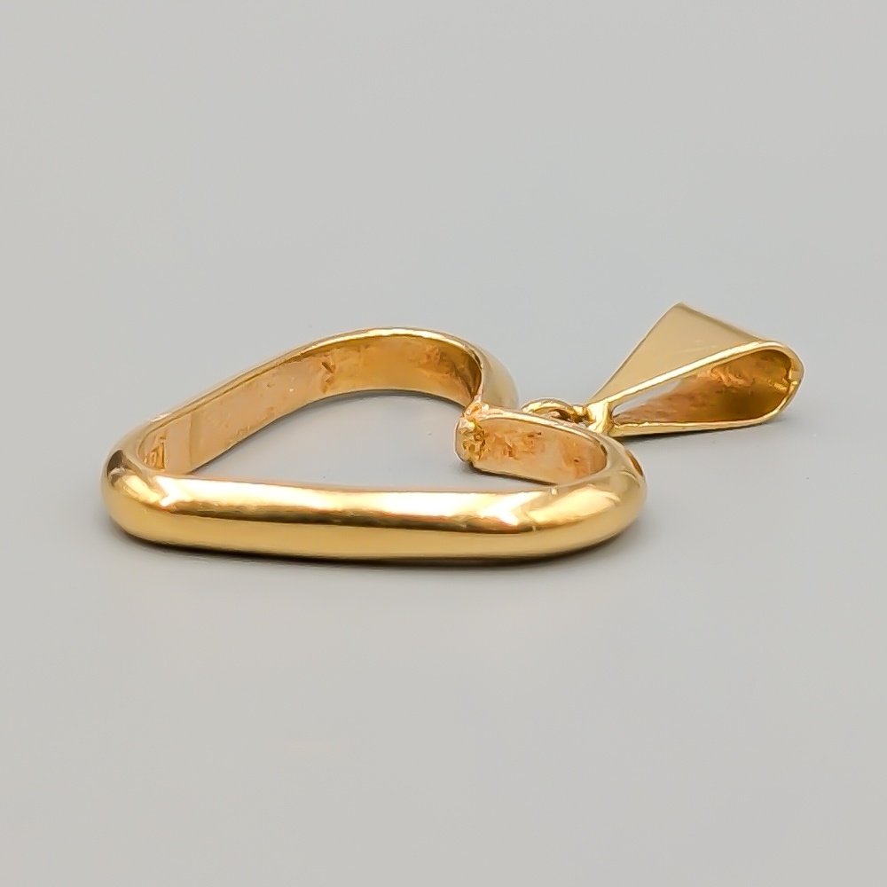 Hänge i Guld Hjärta 18K 6.83g 25mm - Bild 2