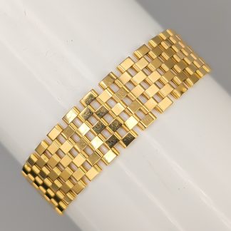 19.5cm Staketlänk i Guld 18K 21.44g
