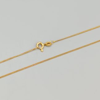 45cm Pansarlänk i Guld 18K 2.13g