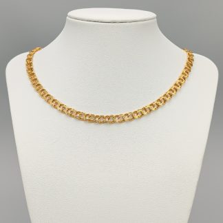 42.5cm Bismarcklänk i Guld 18K 25.21g
