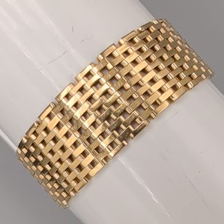 19cm Staketlänk i Guld 18K 42.48g