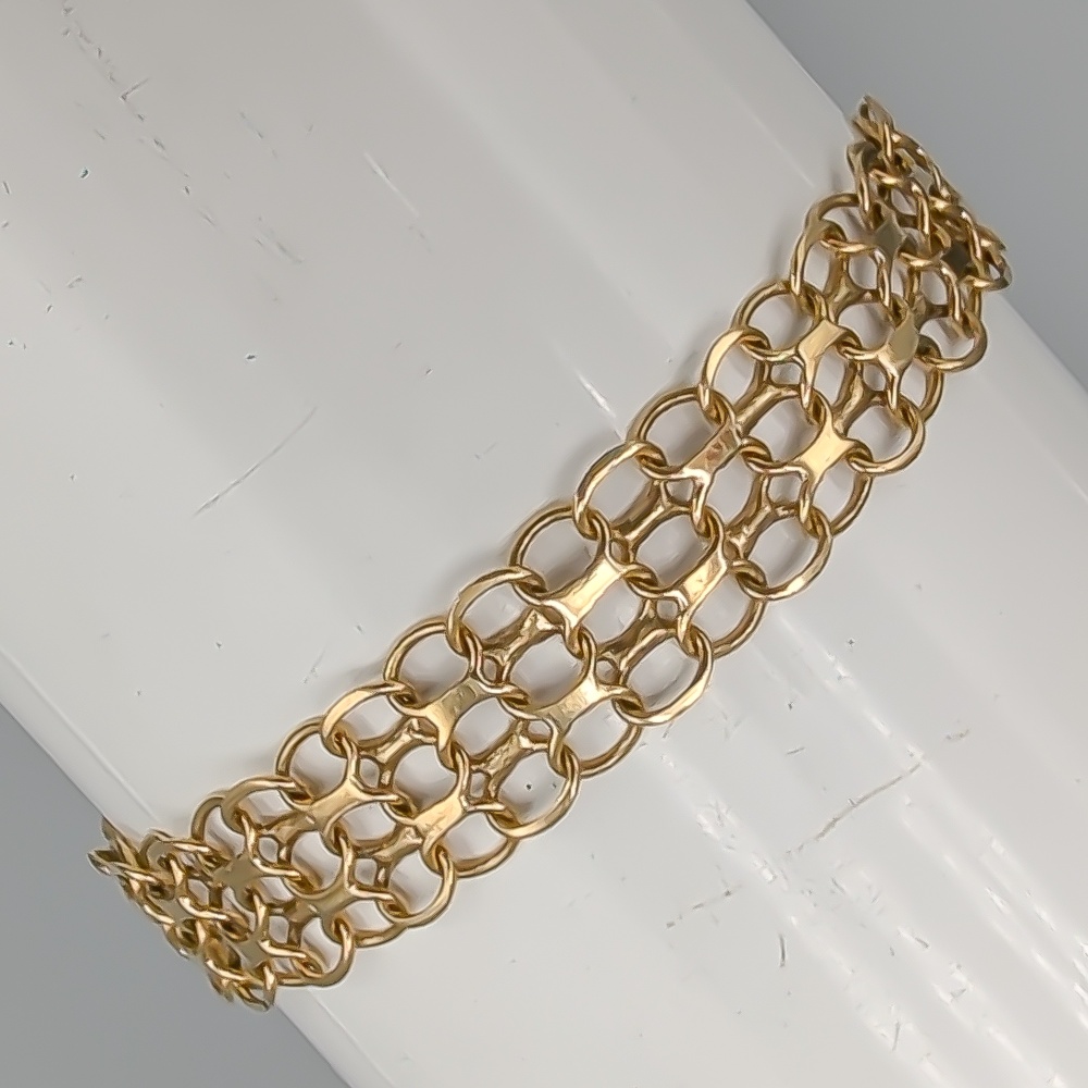 18cm X-Länk i Guld 18K 7.52g