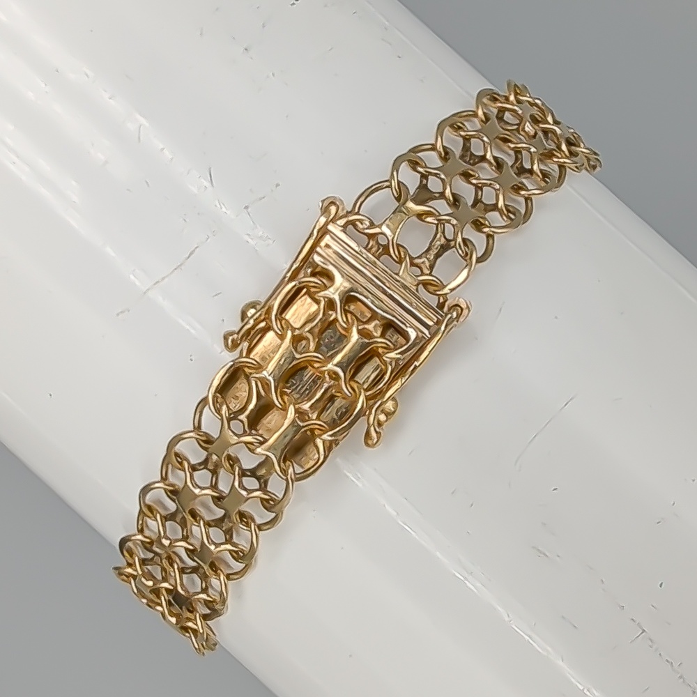 18cm X-Länk i Guld 18K 7.52g - Bild 2
