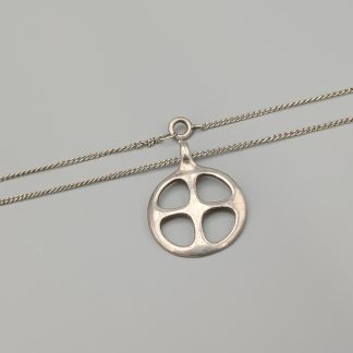 47cm Pansarlänk i Silver med Hänge S925 4.95g