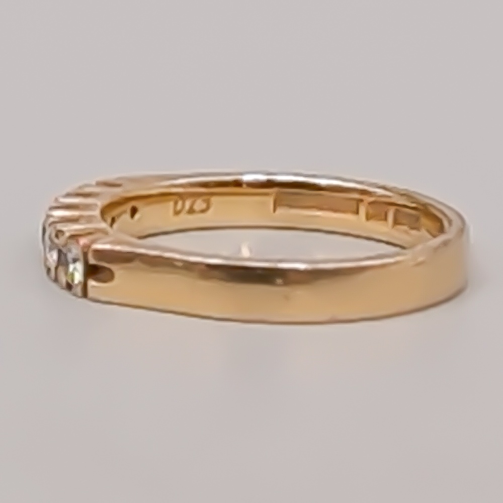 Alliansring i Guld med Diamanter 18K 4.5g 17.5mm - Bild 2
