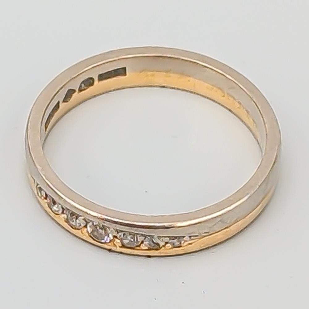 Diamantring i Flerfärgat Guld 18K 4.19g 17mm - Bild 2